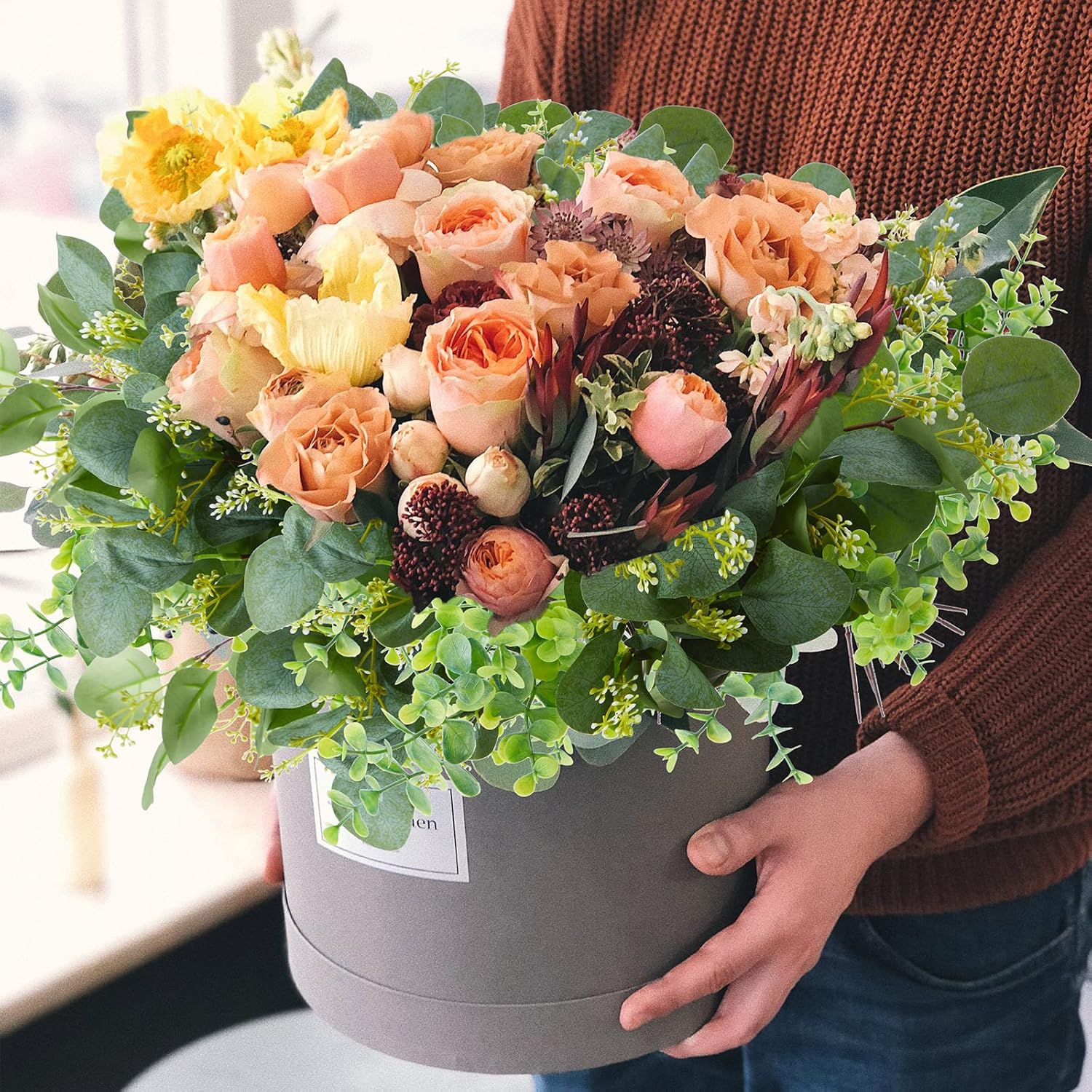 ก้านยูคาลิปตัสปลอม 50 ชิ้น ใบย - Florist Supply Bulk บทวิจารณ์และราคา