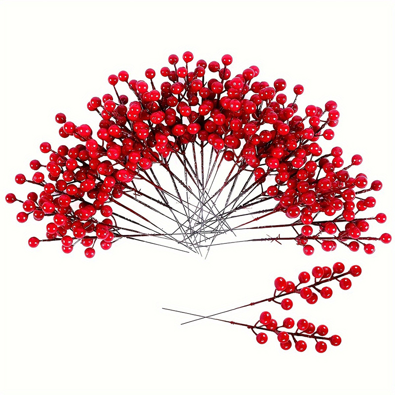 5/10/20 ชิ้น กิ่งเบอร์รี่สีแดง - Florist Supply Bulk บทวิจารณ์และราคา