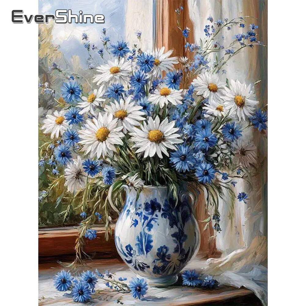 Evershineเพชรภาพวาดสุนัขสัตว์R - Florist Supply Vases บทวิจารณ์และราคา