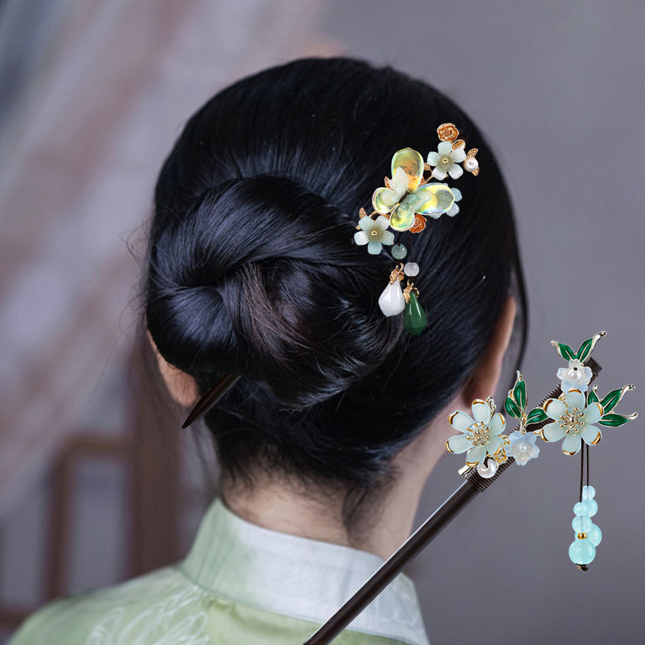 ไม้เสียบผมประดับพู่ห้อยสำหรับผ - Supply Florist บทวิจารณ์และราคา