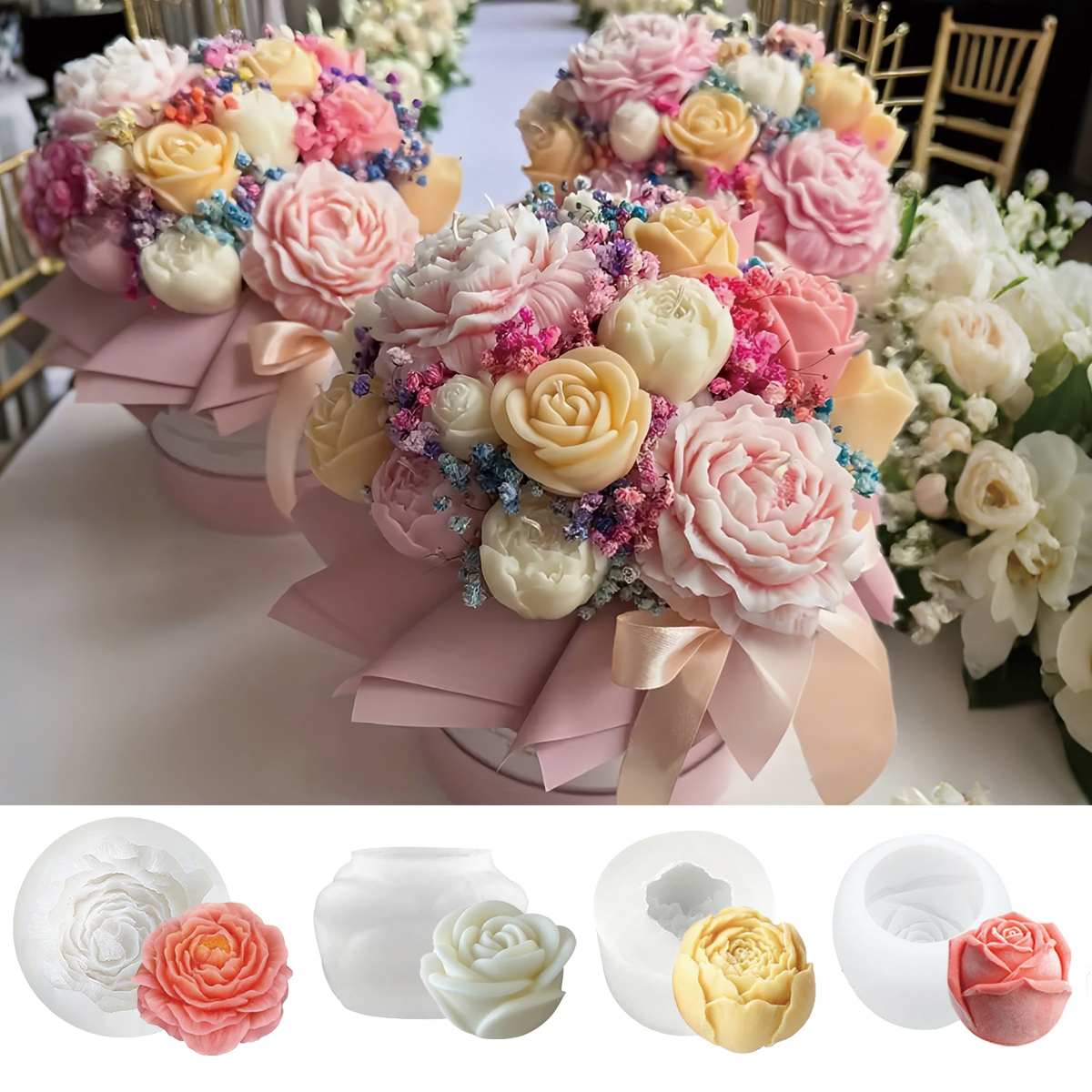 ชุดแม่พิมพ์ดอกไม้ 4 ชิ้น - ดอก - Florist Supply Bulk บทวิจารณ์และราคา