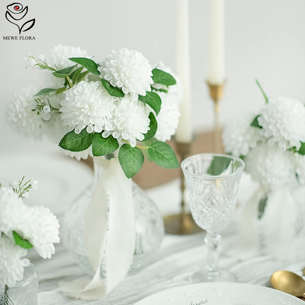 25ชิ้นดอกไม้ดอกไฮเดรนเยียประดิ - Florist Supply Bulk บทวิจารณ์และราคา